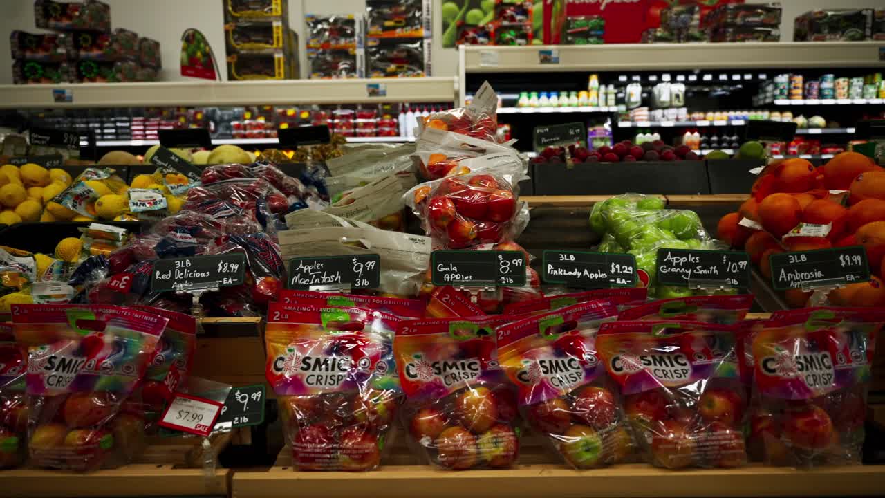 북부 캐나다의 식료품 가게 품목