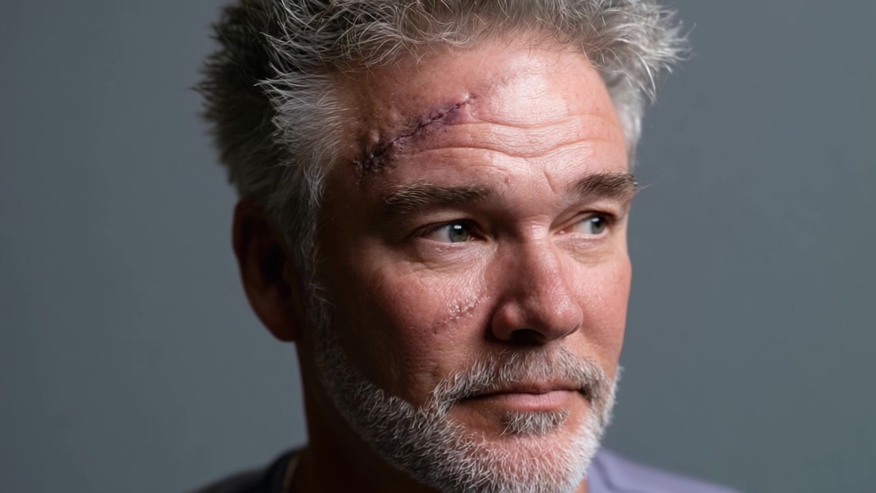 A Resilient Spirit: Capturing the Strength and Story Behind a Scarred Face in Intimate Portraits of Recovery and Healing