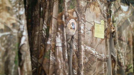 camo shirts for sale in a store