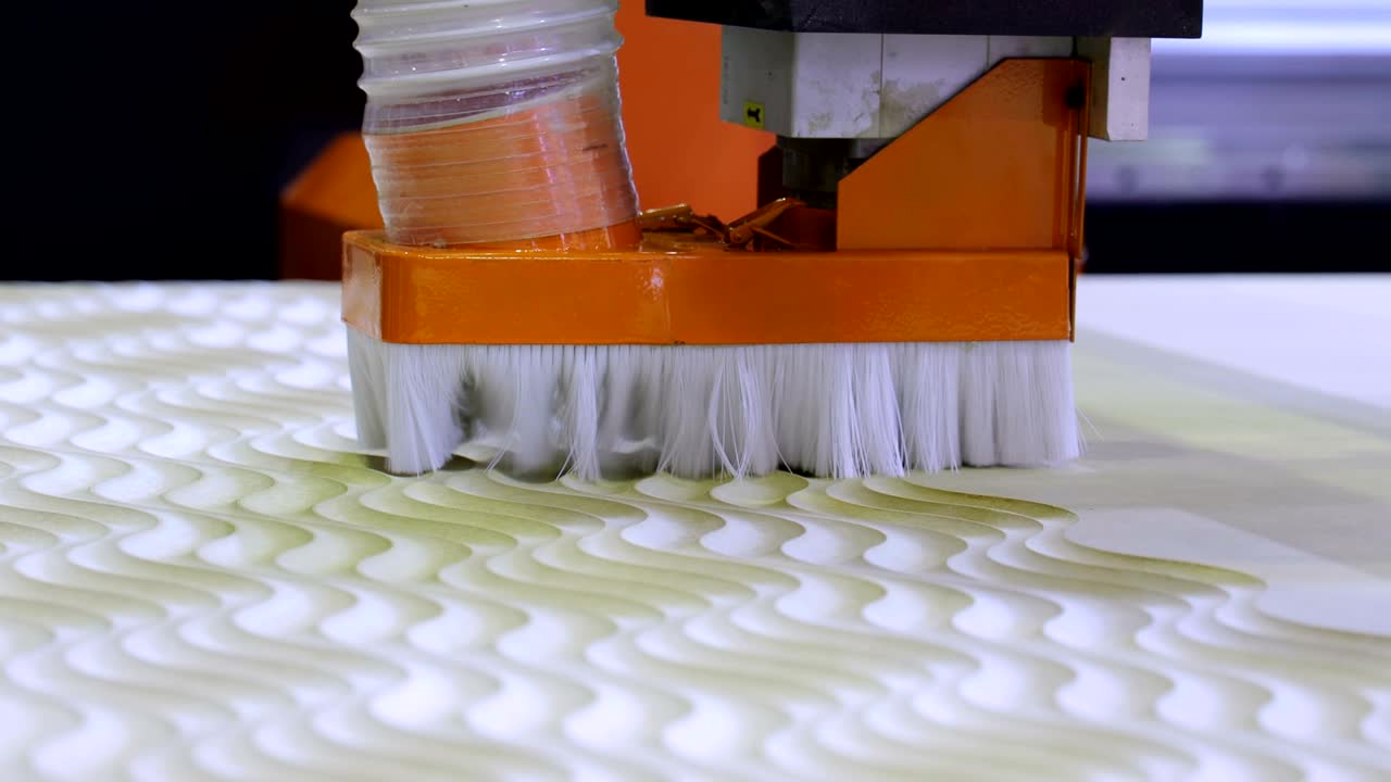 máquina de procesamiento de madera cnc, tecnología moderna en la industria.