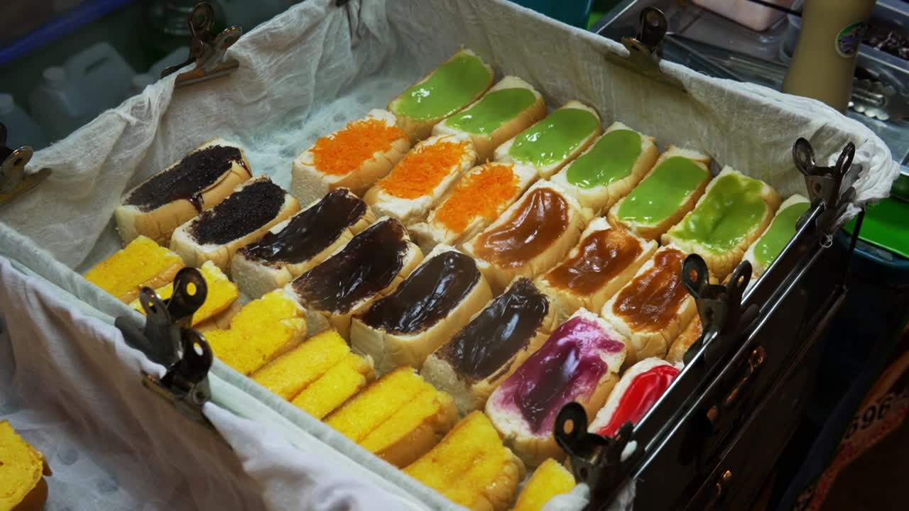 mercado nocturno de comida callejera de bangkok tailandia