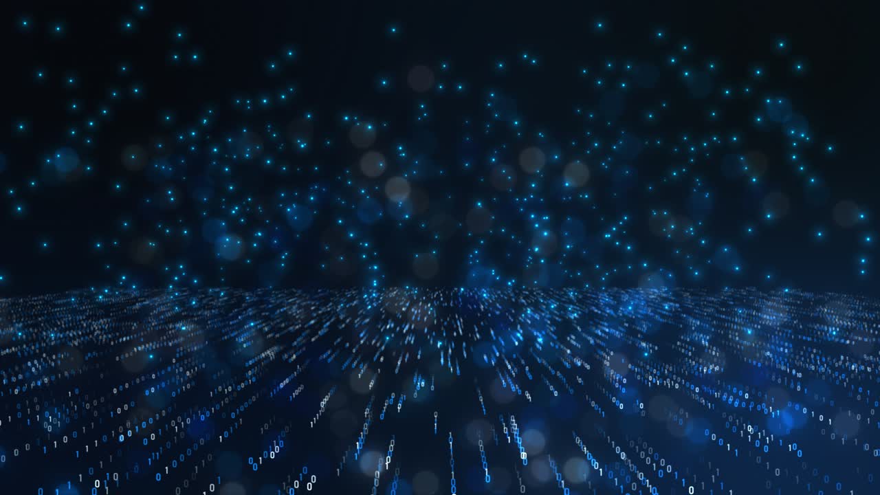 Network data connection flowing data ramp digital technology and innovation cybersecurity digital