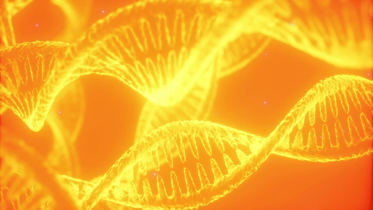 Exploring the intricate beauty of dna structures illuminated by vibrant light