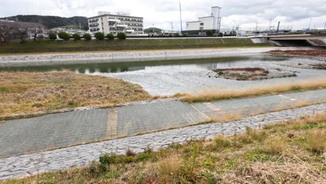 river water level fluctuates, environment changes visibly