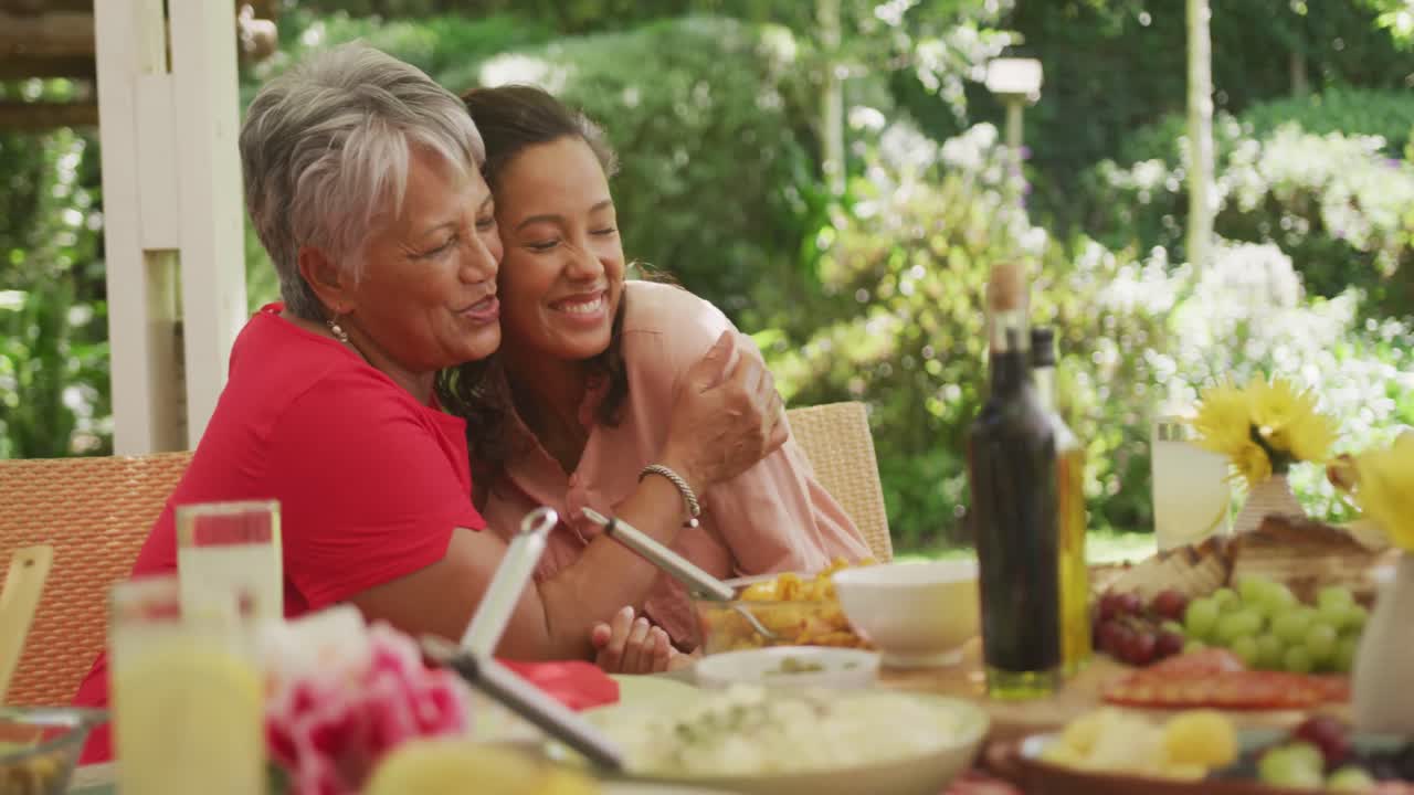 Senior African American man spending time in garden