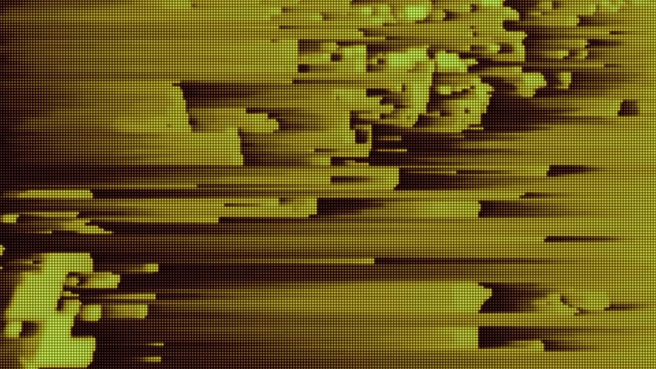 4K Abstract Glitch Technology Background.