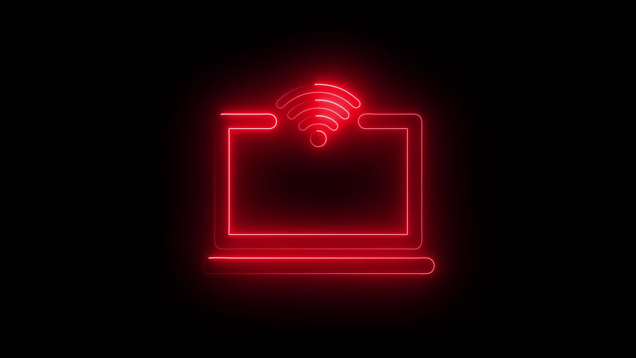Neon Laptop with Wifi