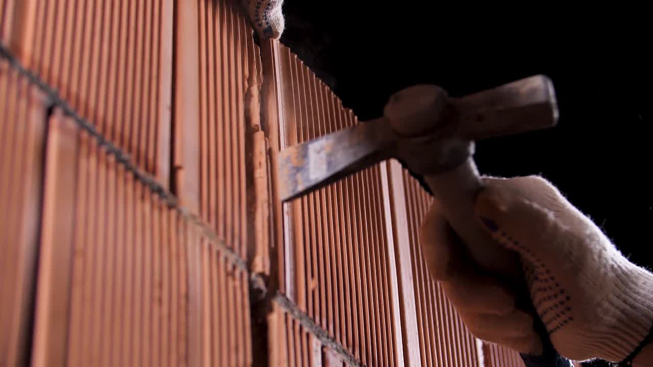 construcción de ladrillos en curso