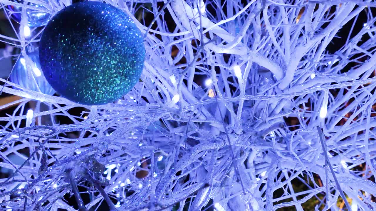 Blue Christmas Lights