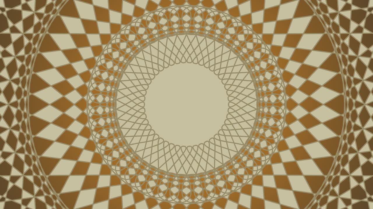 빈티지 스타일의 만달라 아트 애니메이션 패턴 배경, 모션 그래픽, 결혼식, 생일, 초대 등, 만달라 패턴 배경을 위해 유용합니다.