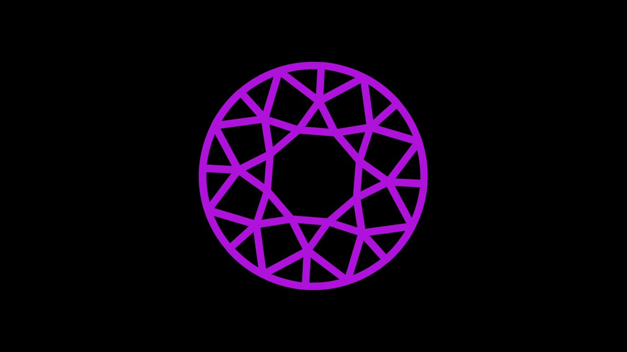 modelo compuesto de varios colores, en formato de video 16: 9.