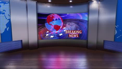 3d virtual tv studio news