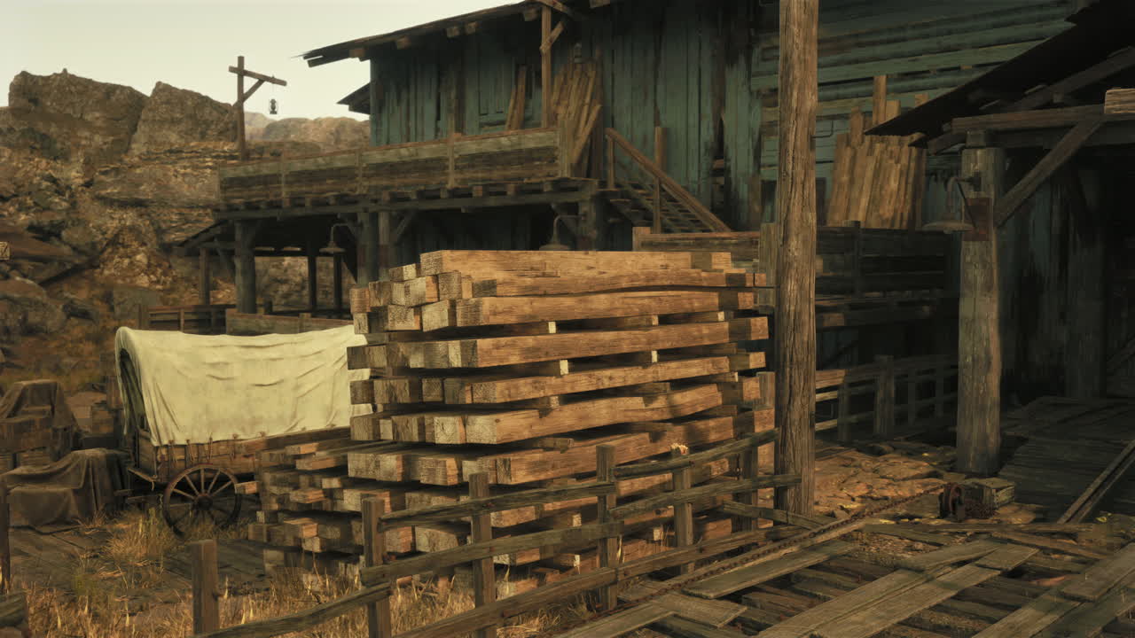 antiguo edificio occidental abandonado