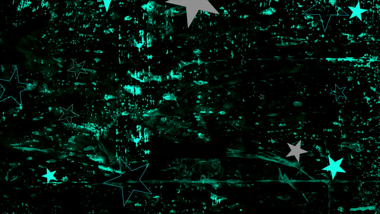 모션 추상 파란색과 회색 별 검은 그런 지 배경