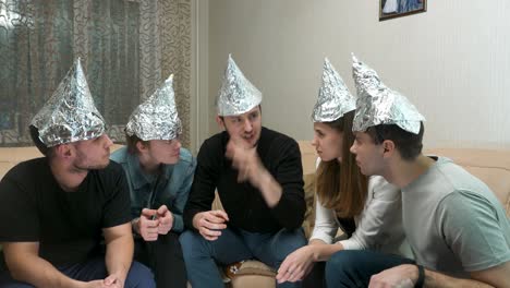 friends with foil hats