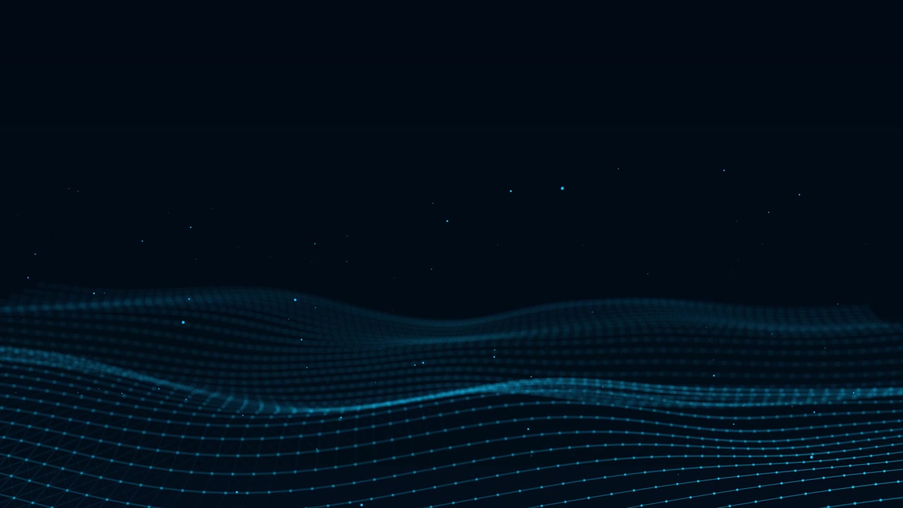Abstract Digital Wave Pattern