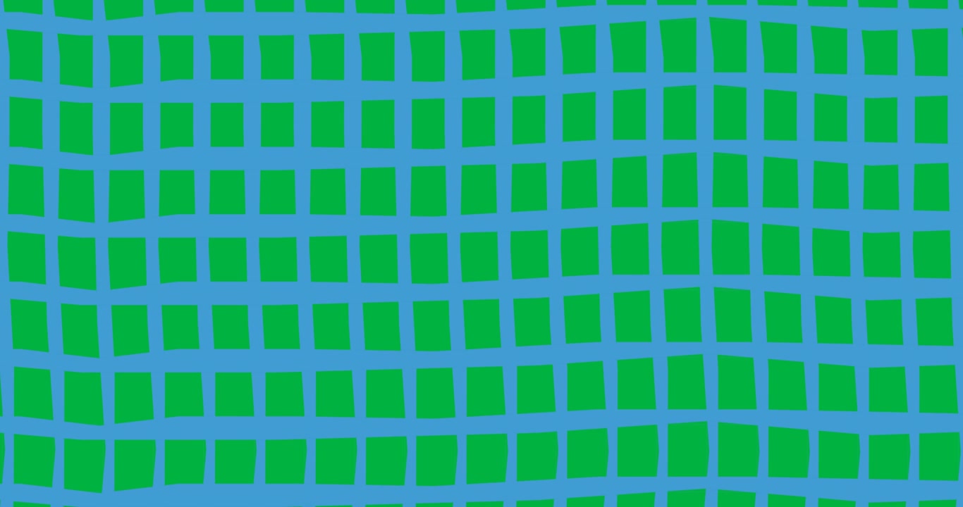 Digital animation of crisscross blue lines against black background