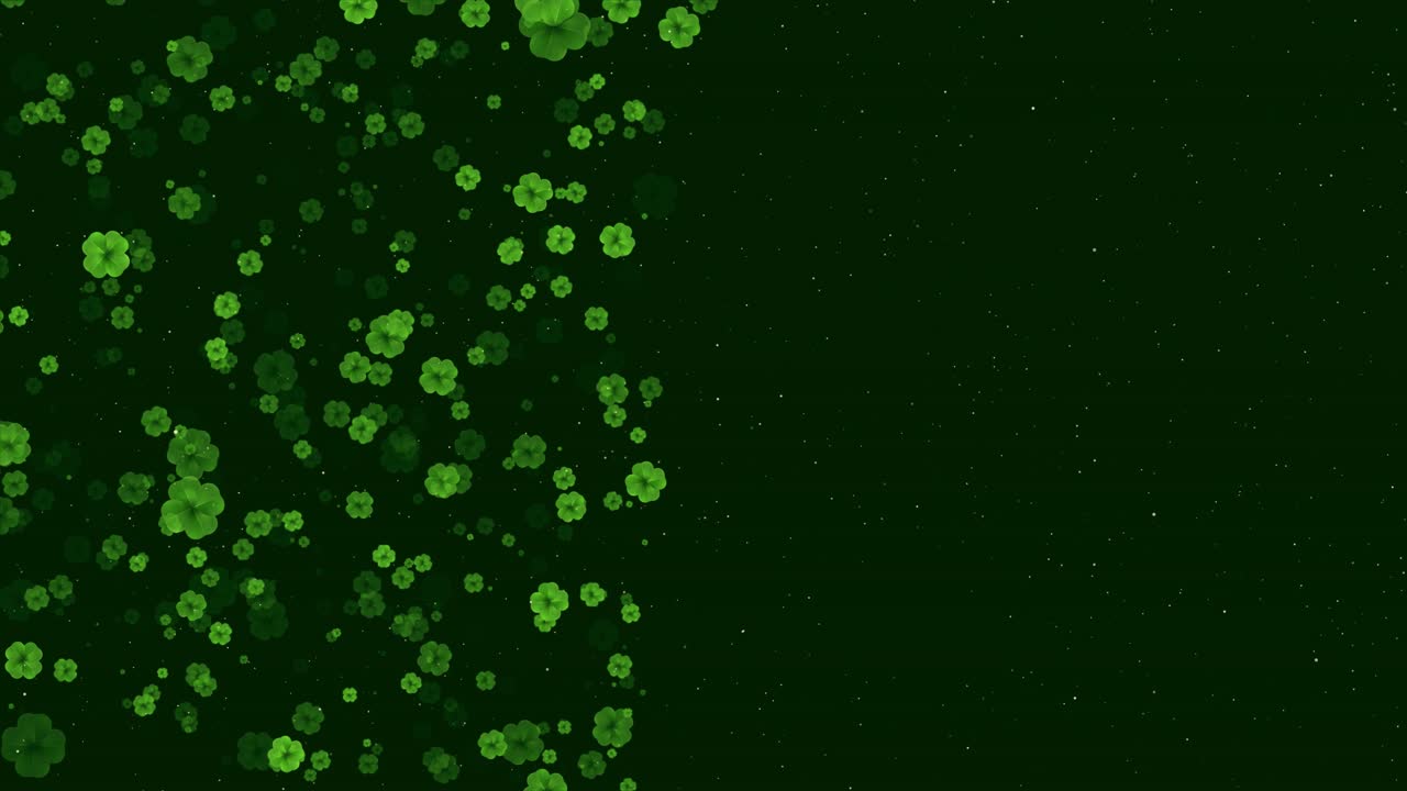 Saint patricks day design leaf green background irish beer festival celebration holiday illustration