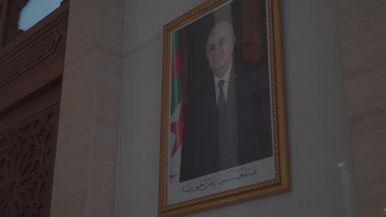The president of Algeria, Abdelmadjid Tebboune