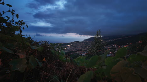 timelapse at funchal, madeira, portugal