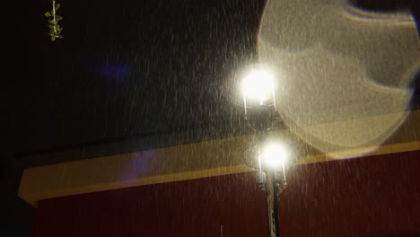 rainy night, street light, low light