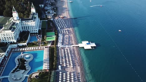 luxury resort hotel with beach and pool