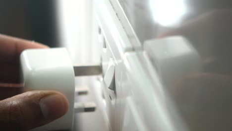 plugging in and adjusting home controls