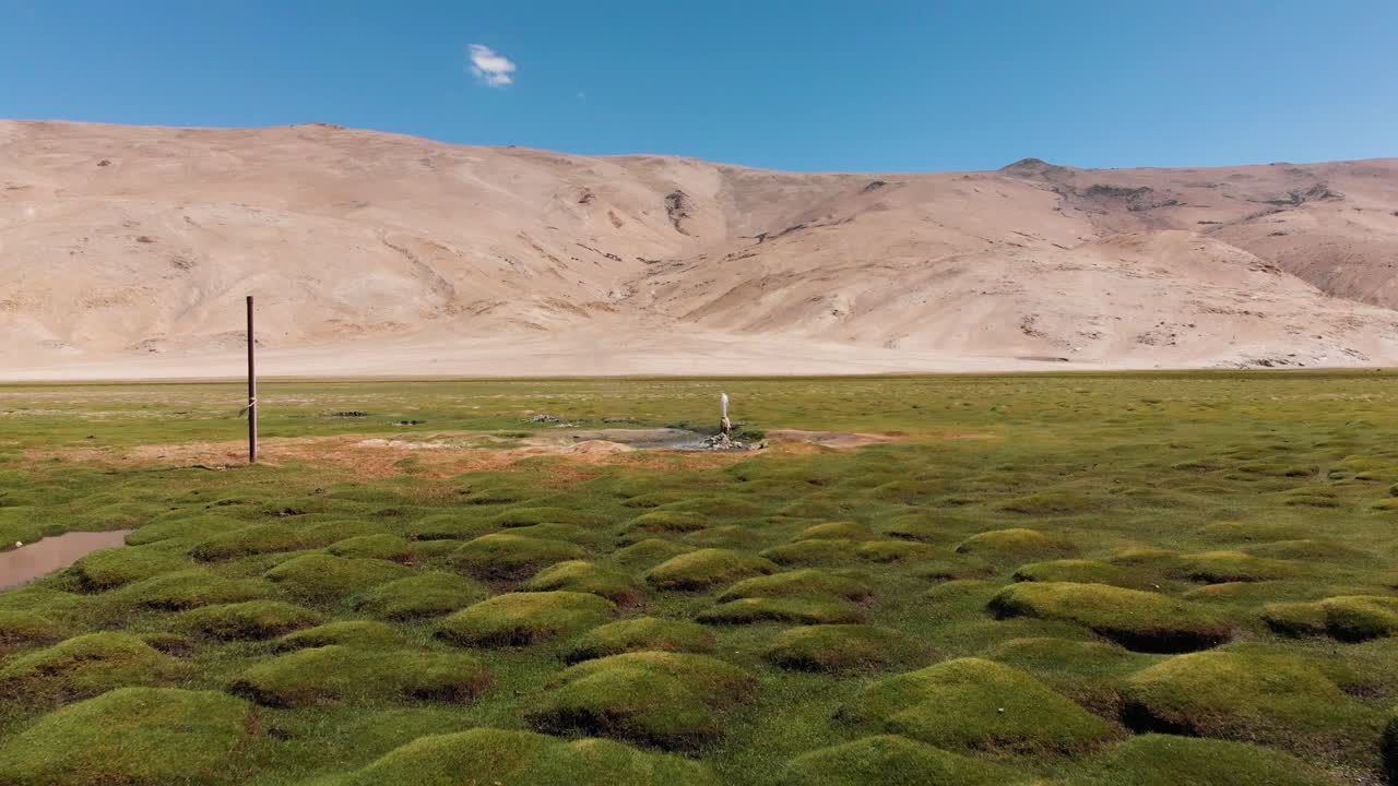 Mountain landscape with grassland