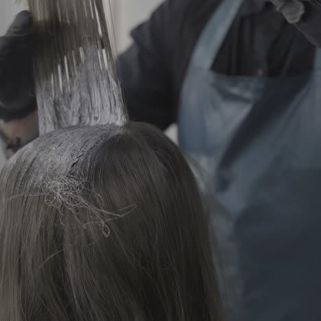 peluquero profesional cortando el cabello