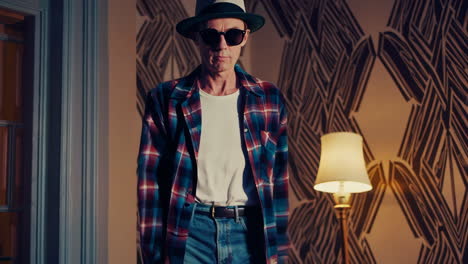 stylish people in fashionable clothing