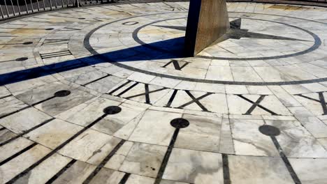 Sundial. Shooting in the summer.