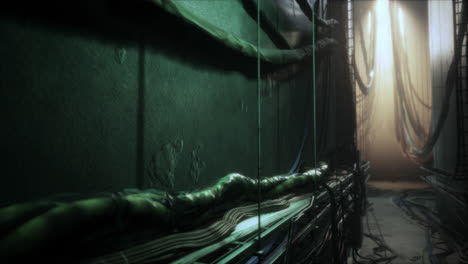 dark technological tunnel