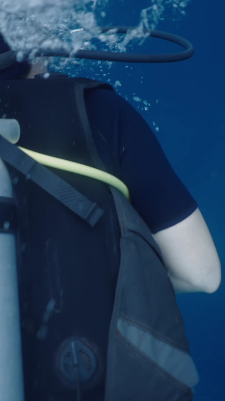 수중 스쿠버 다이버