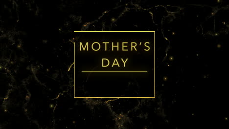 Mothers-Day-in-frame-with-gold-glitters-on-marble-pattern