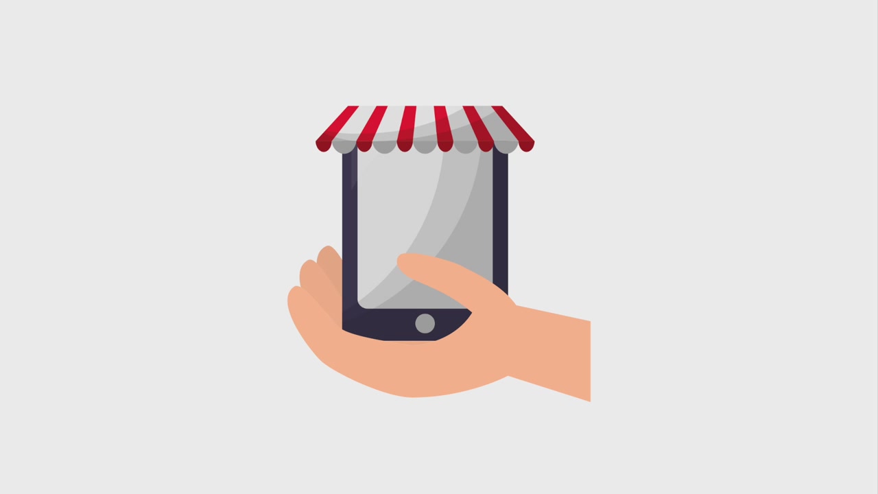online shopping animation hd