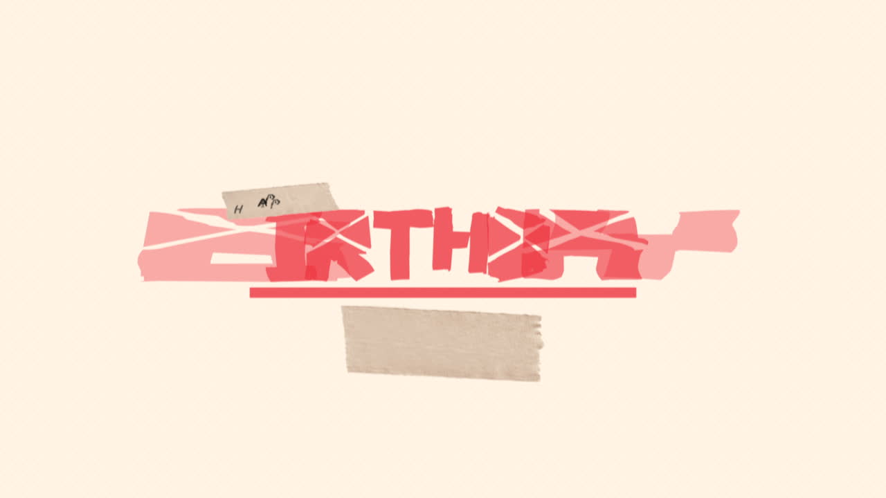 베이지색 배경 에 잘라낸 글자 를 가진 간단 하고 우아 한 생일 축하 카드