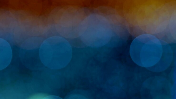 Night abstract background is defocused with nice bokeh. Blurred Christmas Lights Bokeh. Pan across blur .