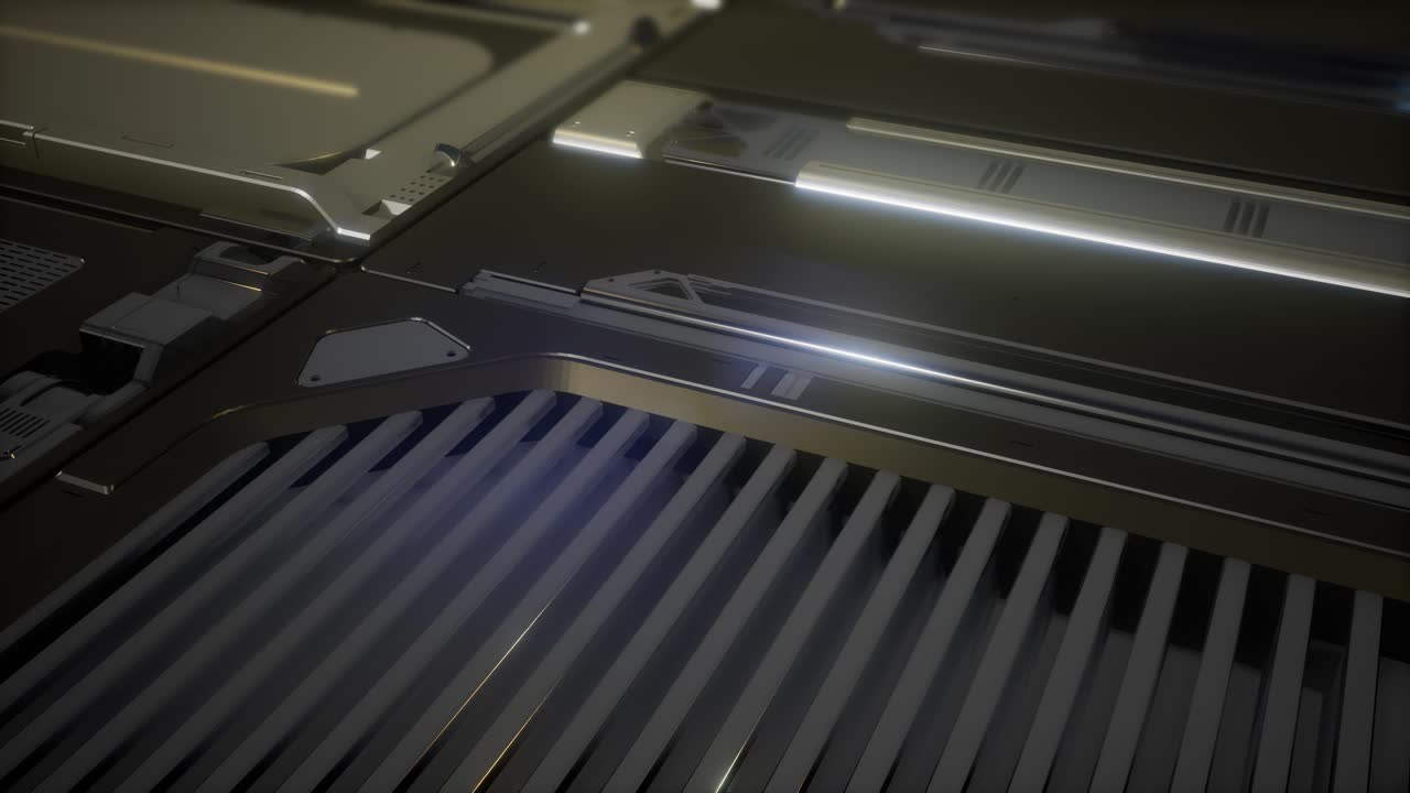 미 과학 금속 배경