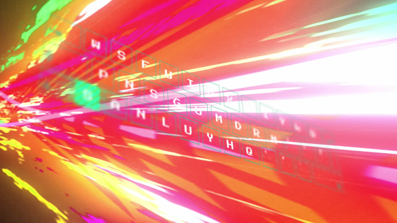 조명 트레일의 애니메이션과 데이터 처리