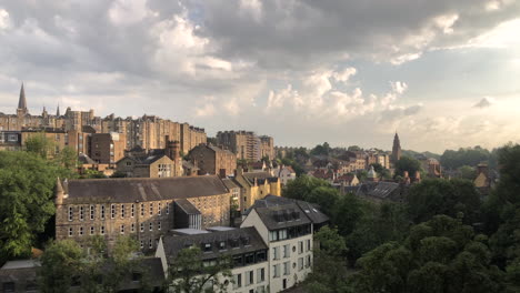 edinburgh's new town and dean village citycape