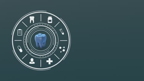 concepto de odontología y tecnología