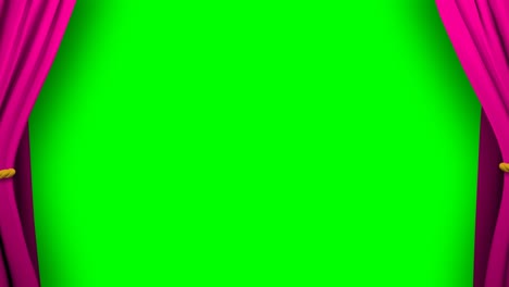 cortinas de apertura y cierre de escenario teatro cine pantalla verde 4k