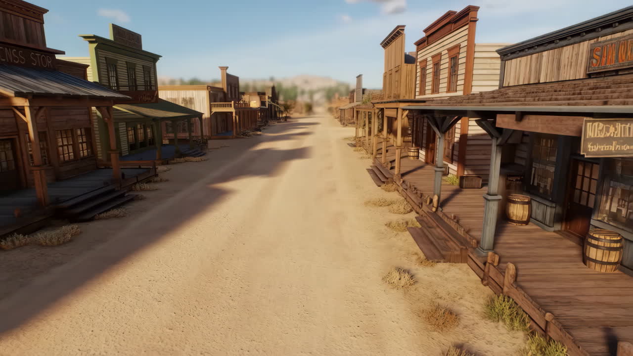 Old West Town Street
