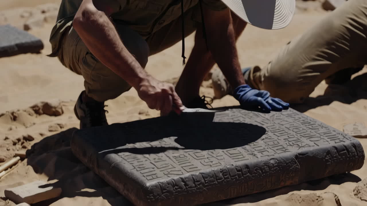 Archaeologists Excavate Ancient Inscriptions in the Desert