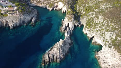 porto limnionas bay on zakynthos island, greece