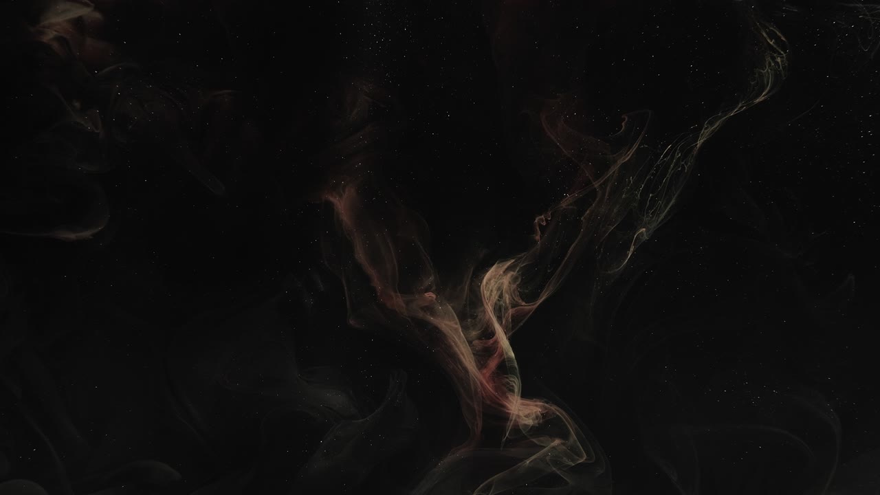 el logotipo de la inyección de tinta de agua revela un fluido negro rojo coral