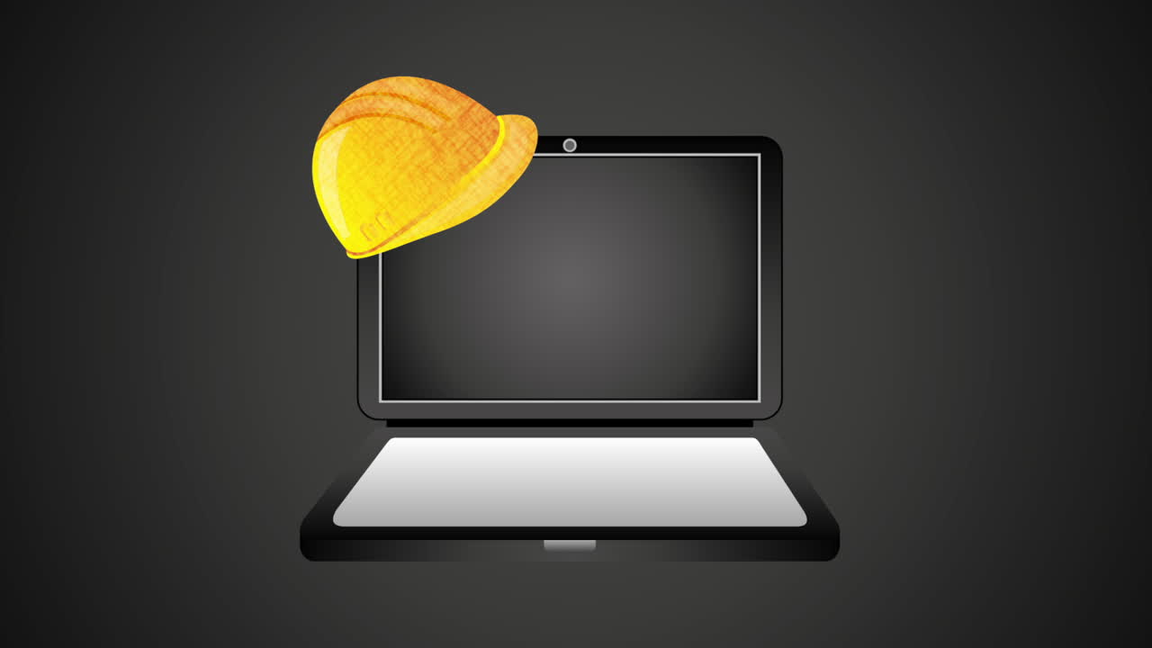 carretera de señal en construcción