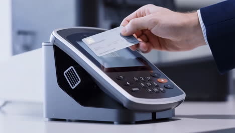 contactless payment with credit card