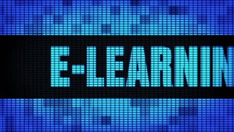 e-learning display