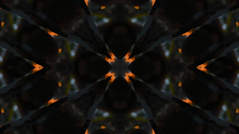 fondo caleidoscópico abstracto, patrón de caleidoscopio generado por computadora